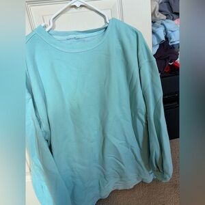 aerie Light Aqua Pullover Sweatshirt